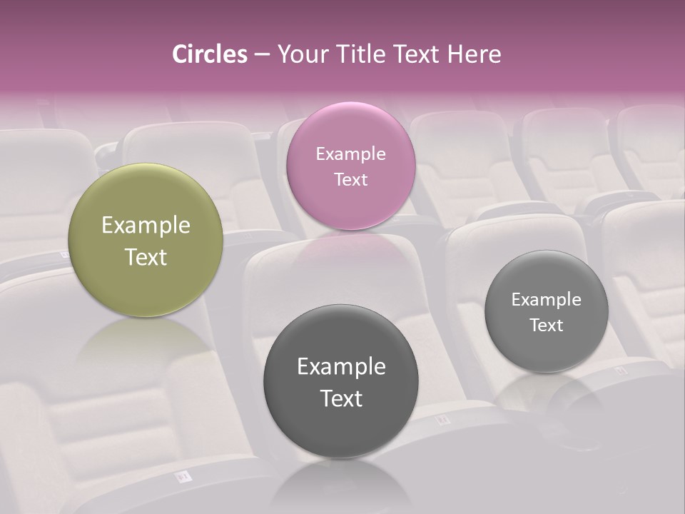 Sinema Oturma Koltuk PowerPoint Template