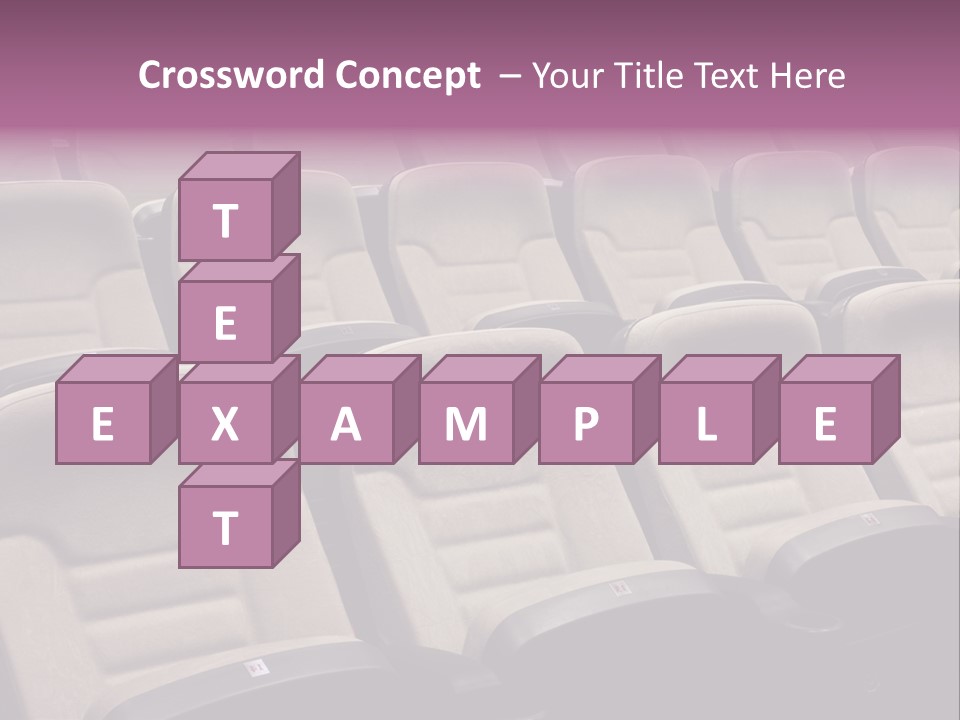 Sinema Oturma Koltuk PowerPoint Template