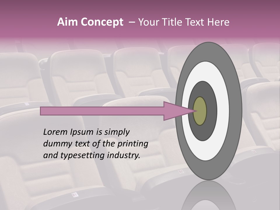 Sinema Oturma Koltuk PowerPoint Template