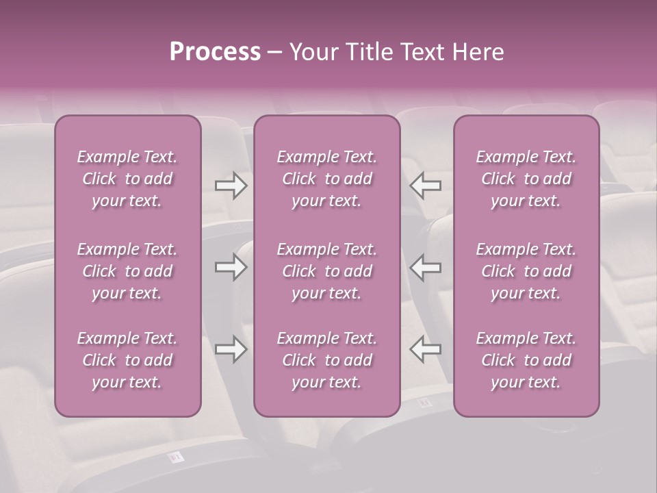 Sinema Oturma Koltuk PowerPoint Template