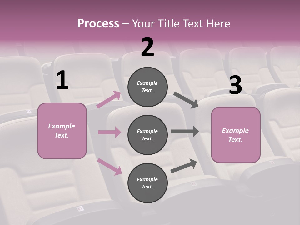 Sinema Oturma Koltuk PowerPoint Template