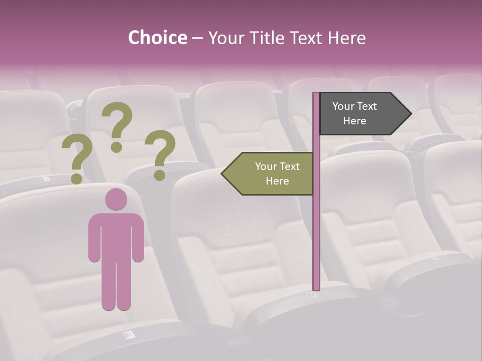 Sinema Oturma Koltuk PowerPoint Template