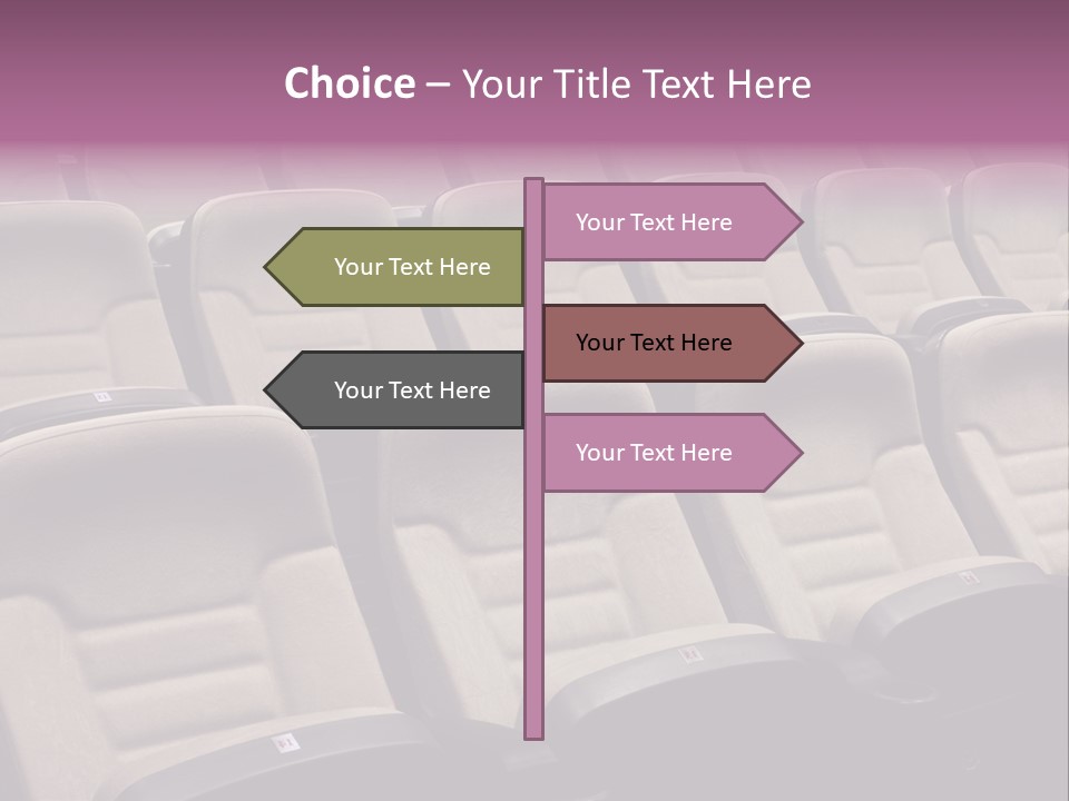 Sinema Oturma Koltuk PowerPoint Template