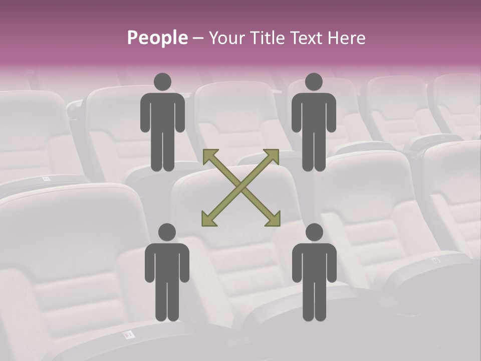 Sinema Oturma Koltuk PowerPoint Template