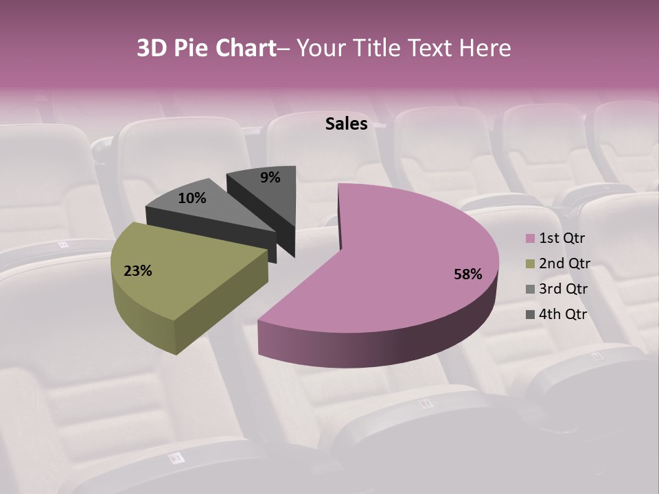 Sinema Oturma Koltuk PowerPoint Template