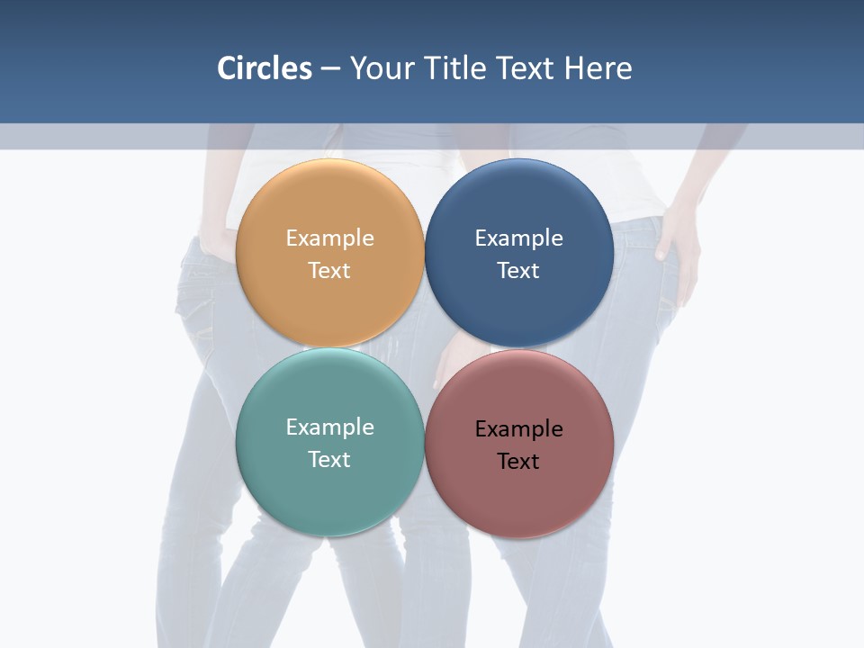 Friendship Three Head PowerPoint Template