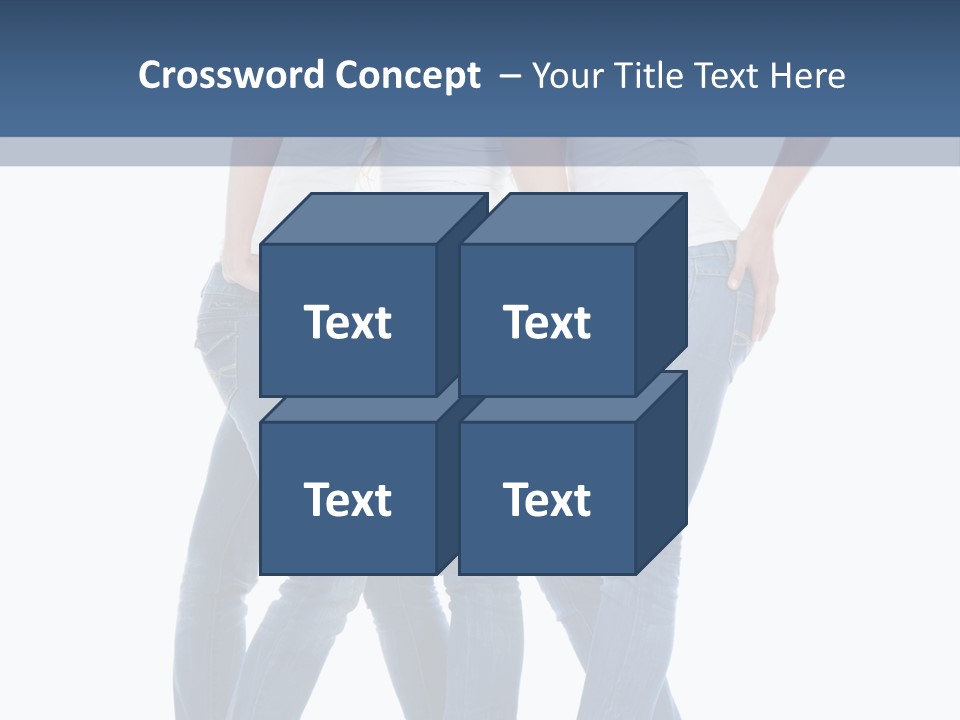 Friendship Three Head PowerPoint Template