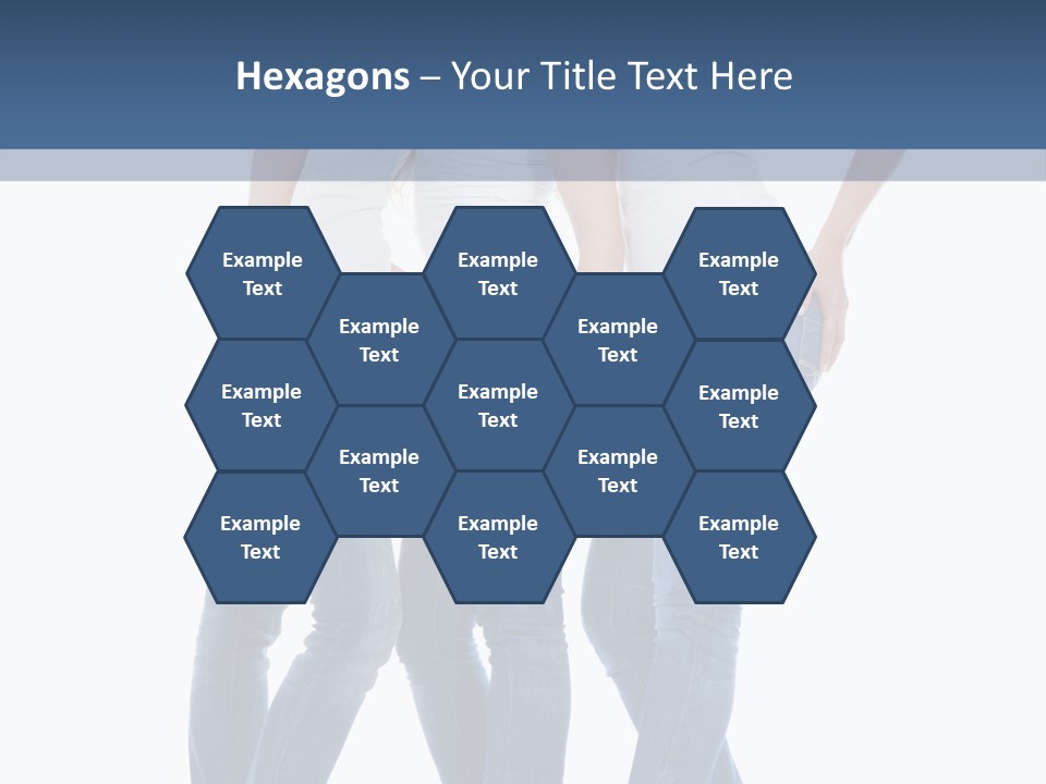 Friendship Three Head PowerPoint Template