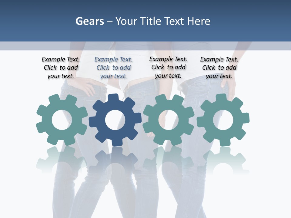 Friendship Three Head PowerPoint Template