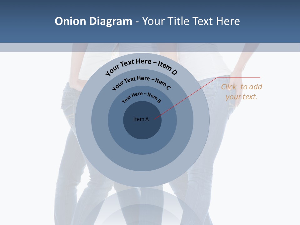 Friendship Three Head PowerPoint Template