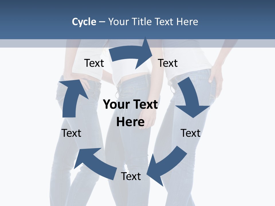 Friendship Three Head PowerPoint Template