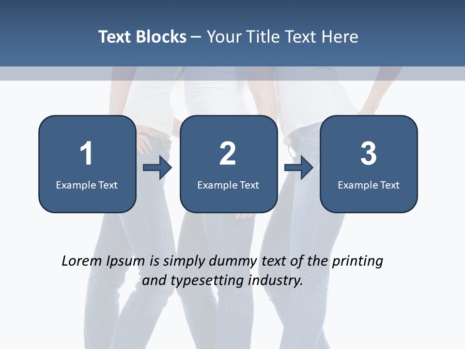 Friendship Three Head PowerPoint Template