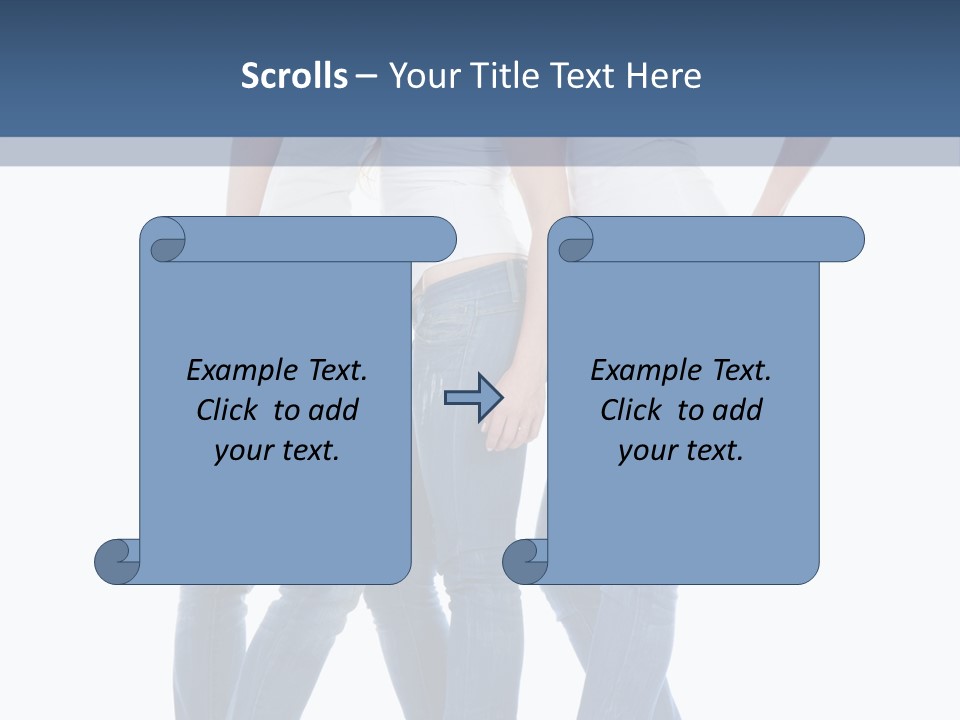Friendship Three Head PowerPoint Template