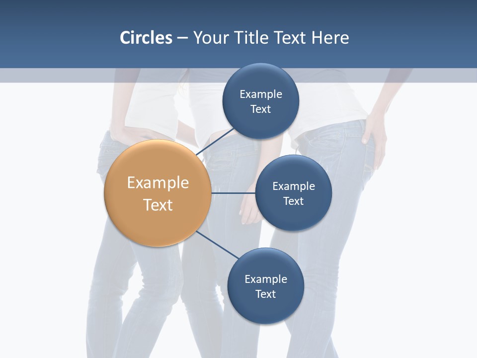 Friendship Three Head PowerPoint Template