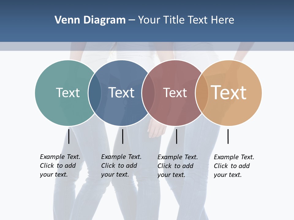 Friendship Three Head PowerPoint Template