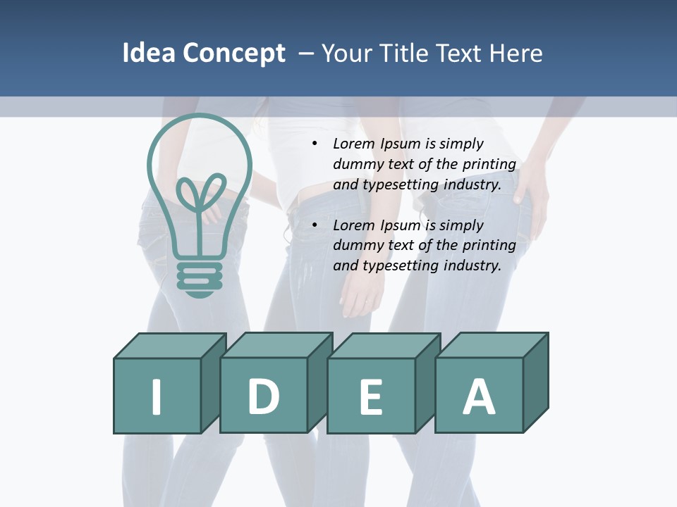 Friendship Three Head PowerPoint Template