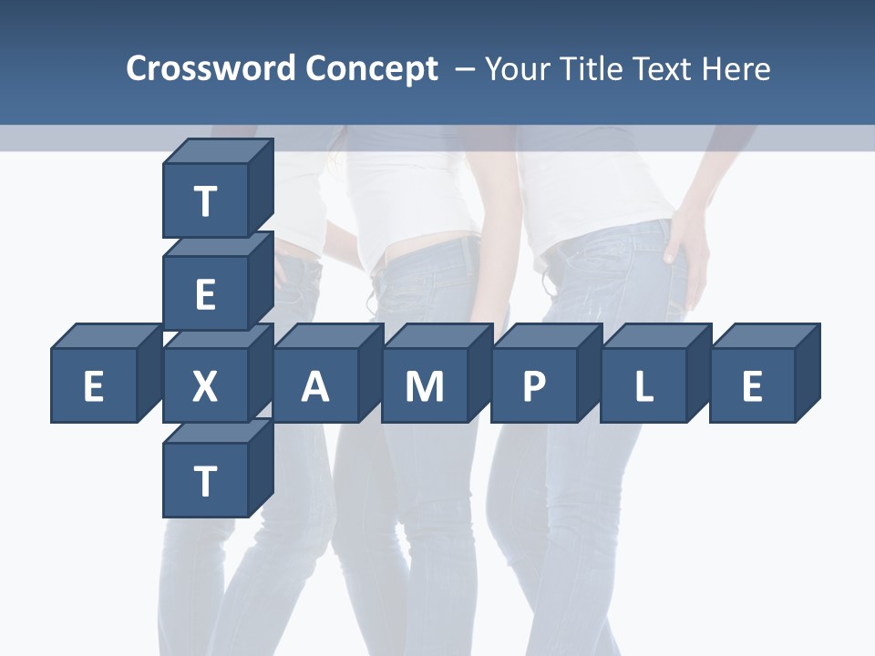 Friendship Three Head PowerPoint Template