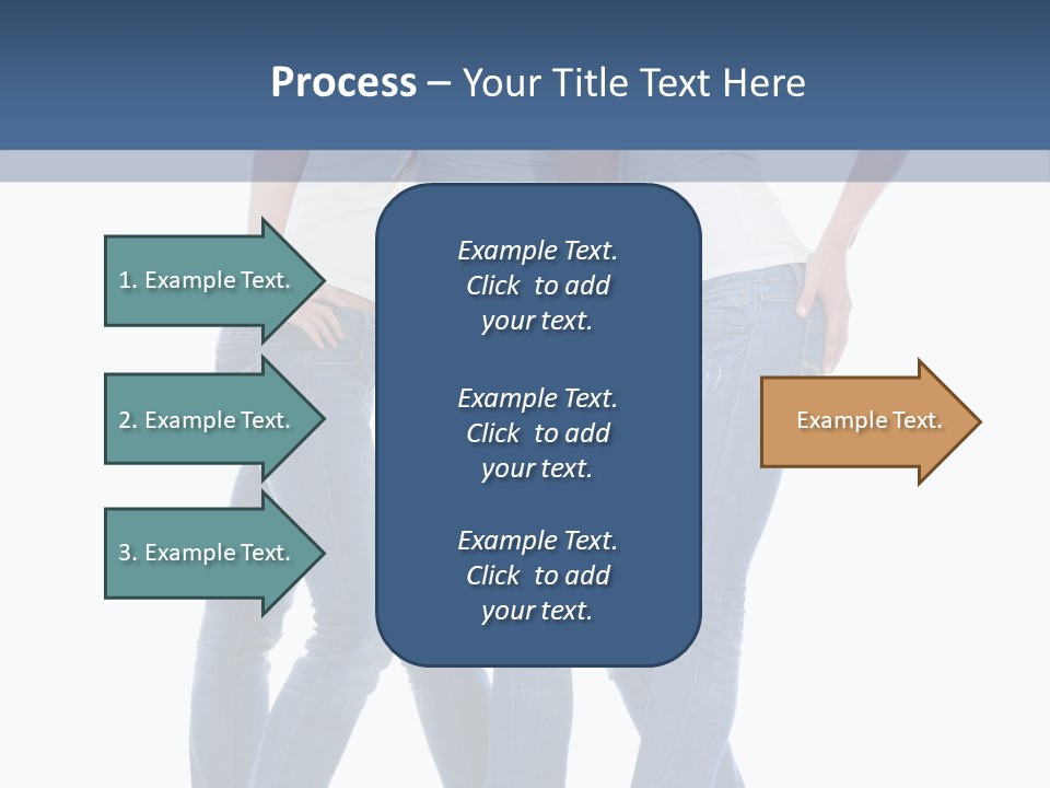 Friendship Three Head PowerPoint Template