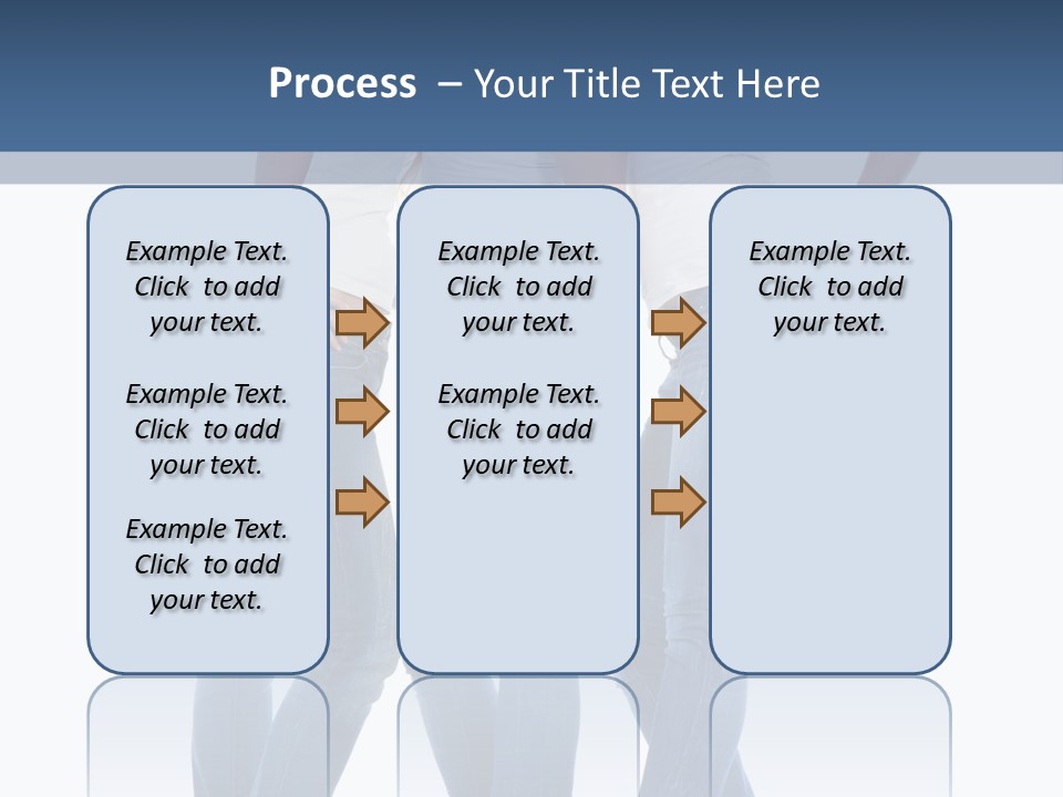 Friendship Three Head PowerPoint Template