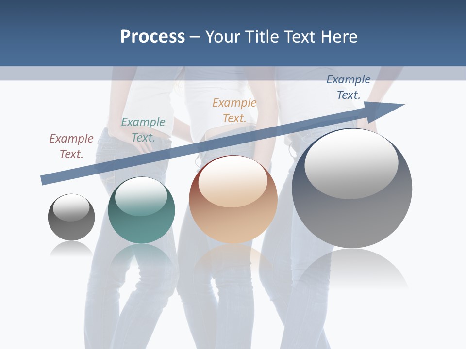 Friendship Three Head PowerPoint Template