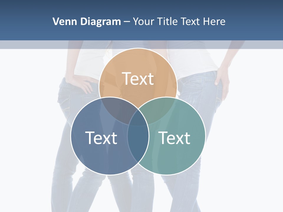 Friendship Three Head PowerPoint Template