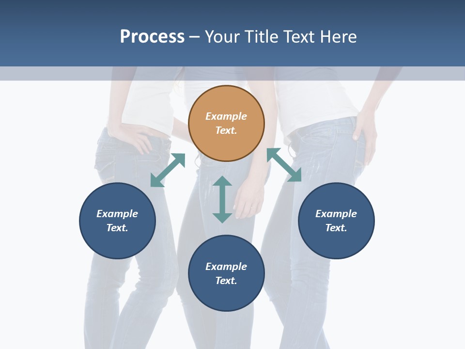 Friendship Three Head PowerPoint Template
