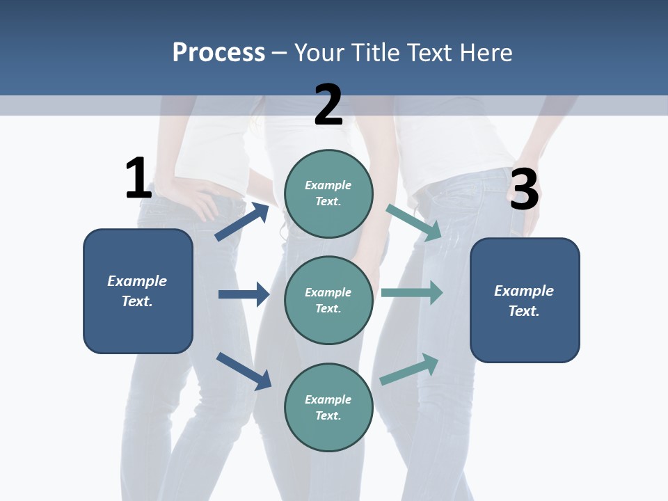 Friendship Three Head PowerPoint Template