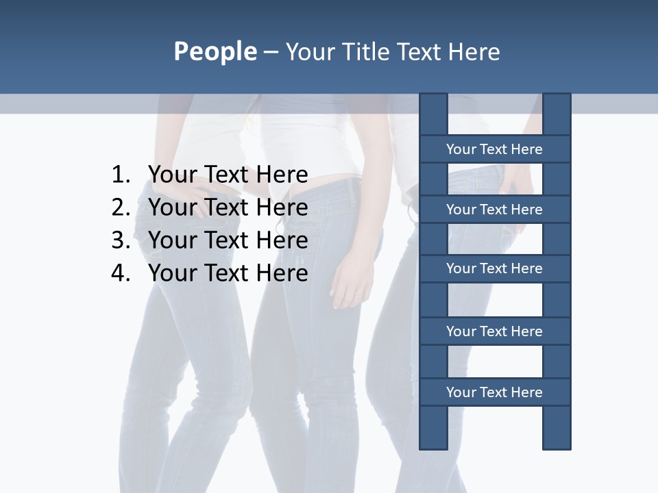 Friendship Three Head PowerPoint Template