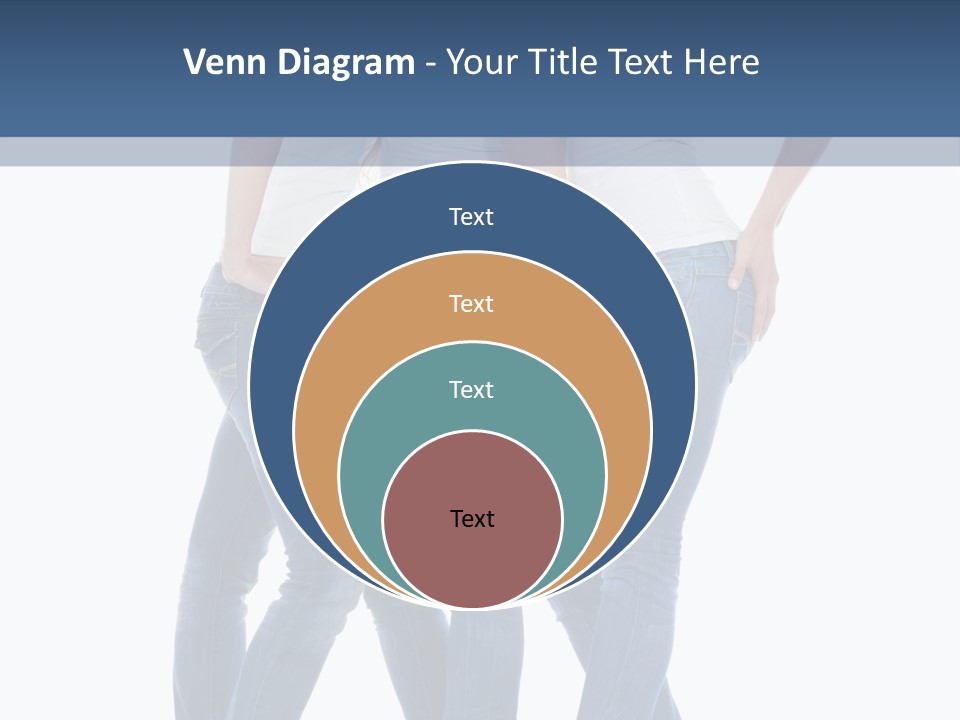 Friendship Three Head PowerPoint Template