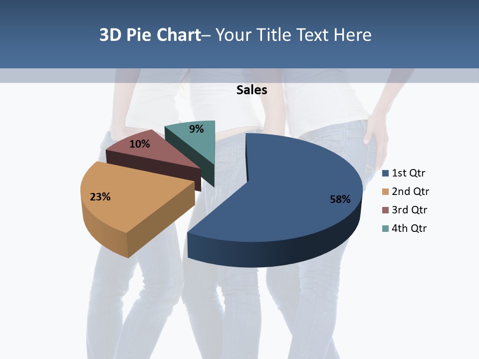 Friendship Three Head PowerPoint Template