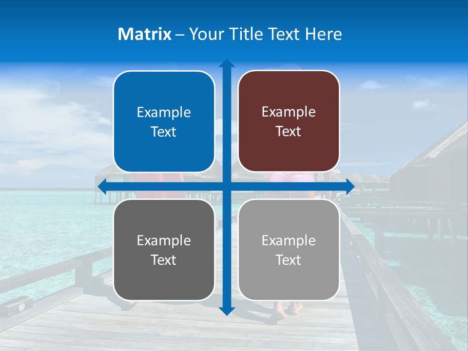 Luxury Tropical Lifestyle PowerPoint Template