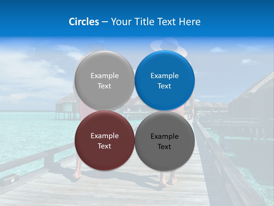 Luxury Tropical Lifestyle PowerPoint Template