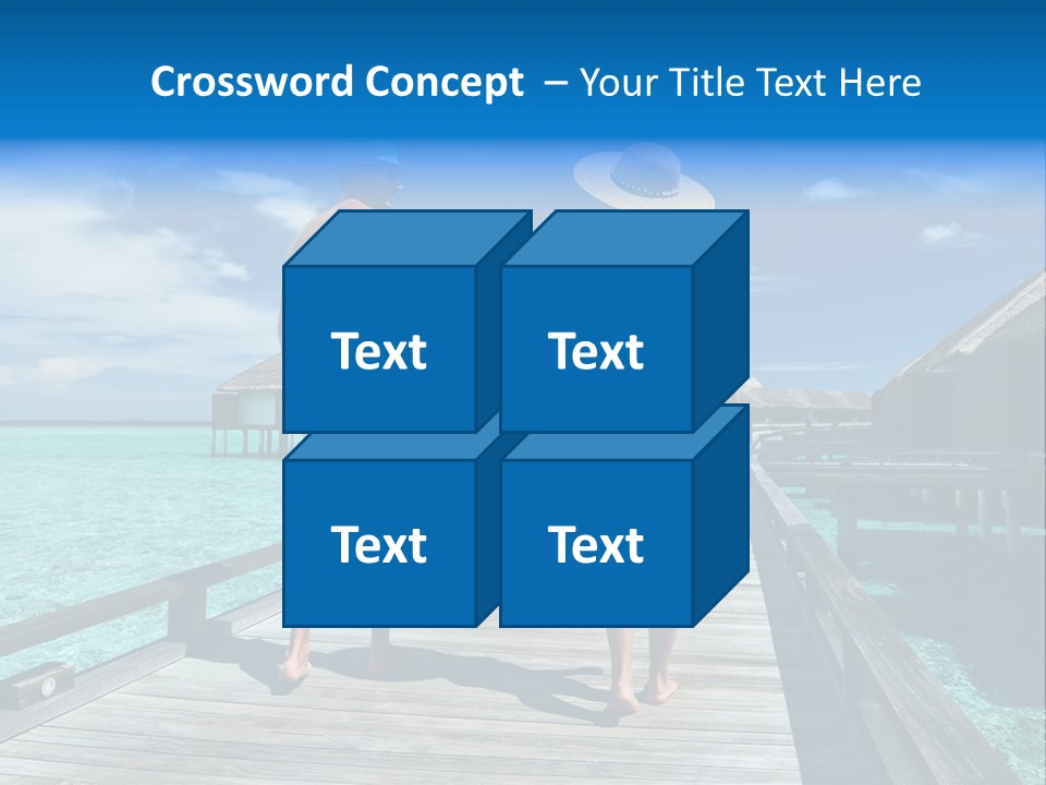 Luxury Tropical Lifestyle PowerPoint Template