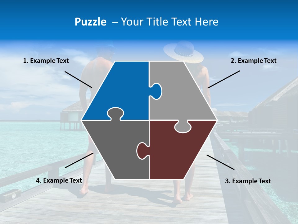 Luxury Tropical Lifestyle PowerPoint Template