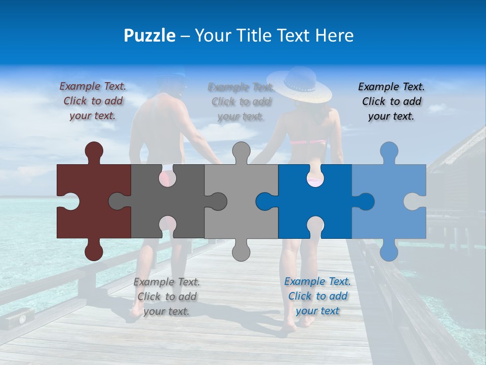 Luxury Tropical Lifestyle PowerPoint Template