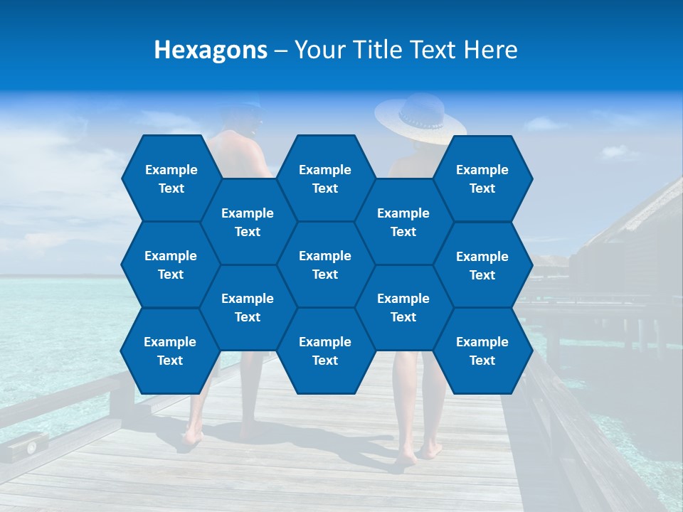 Luxury Tropical Lifestyle PowerPoint Template