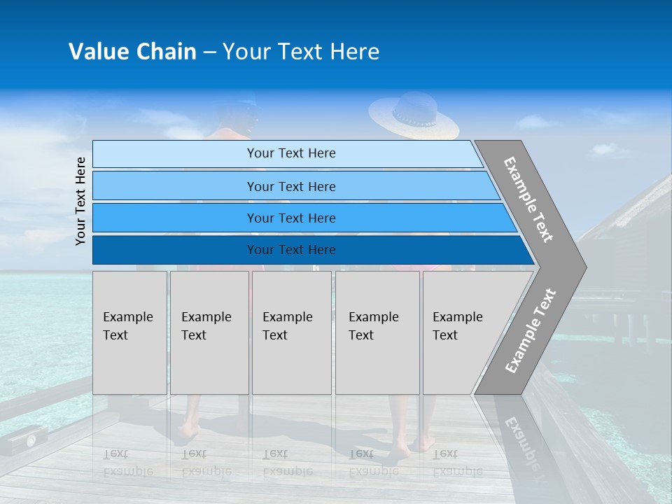 Luxury Tropical Lifestyle PowerPoint Template