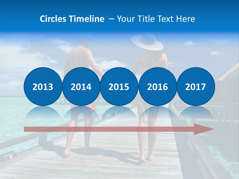 Luxury Tropical Lifestyle PowerPoint Template