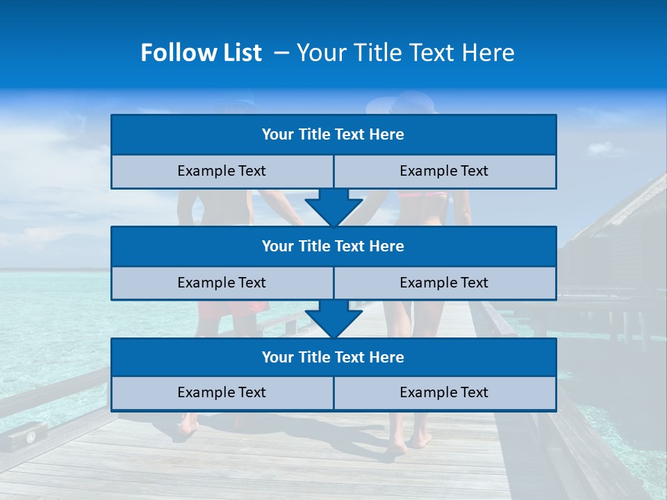 Luxury Tropical Lifestyle PowerPoint Template