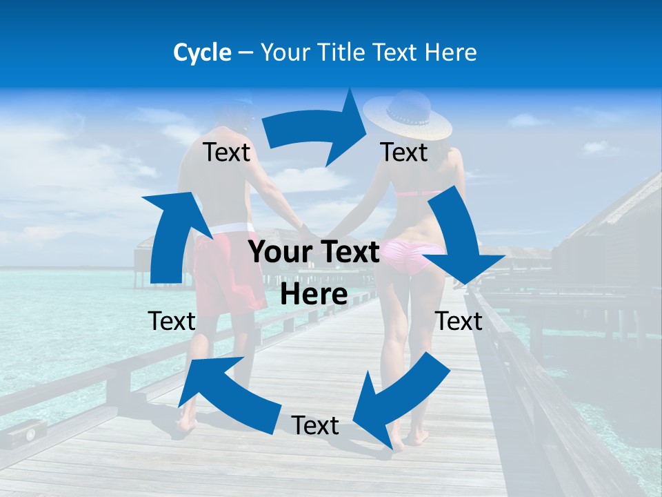 Luxury Tropical Lifestyle PowerPoint Template