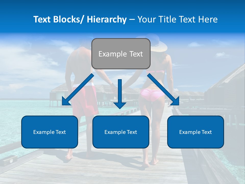 Luxury Tropical Lifestyle PowerPoint Template