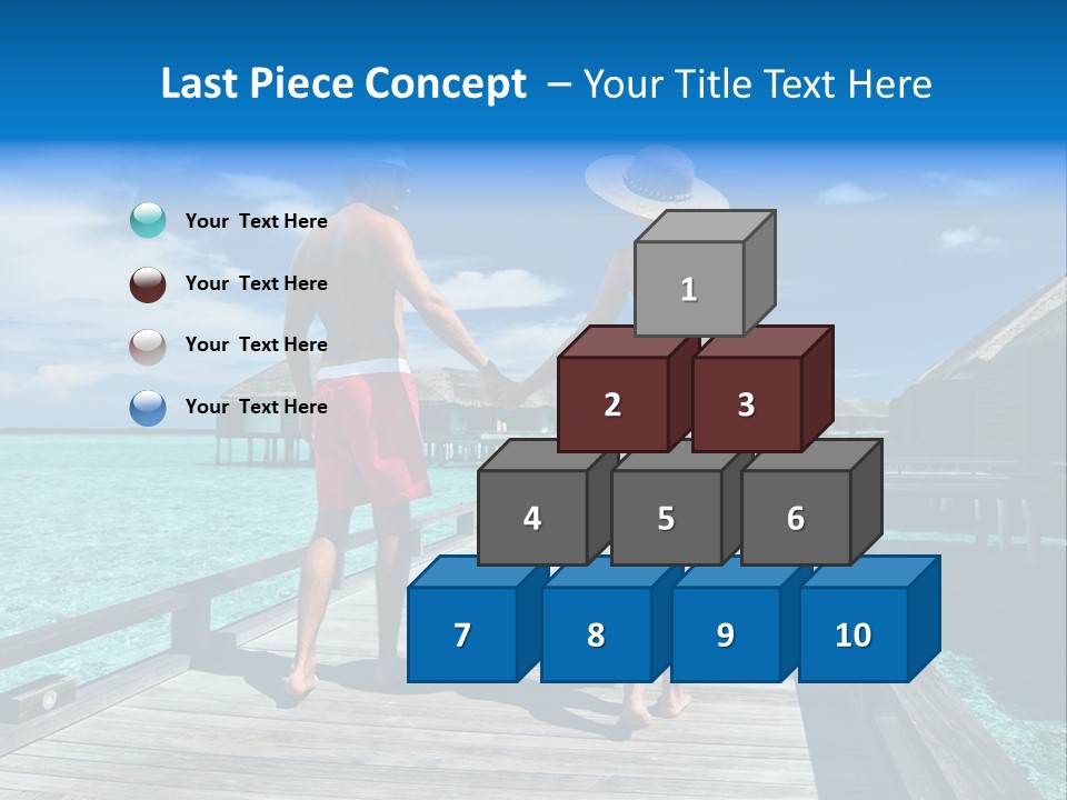 Luxury Tropical Lifestyle PowerPoint Template