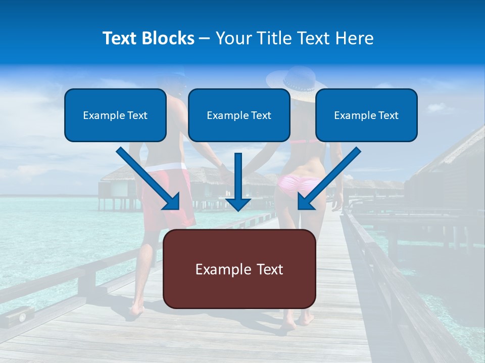 Luxury Tropical Lifestyle PowerPoint Template