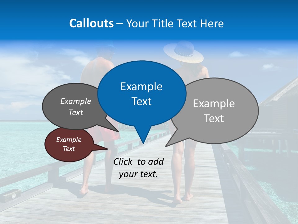 Luxury Tropical Lifestyle PowerPoint Template