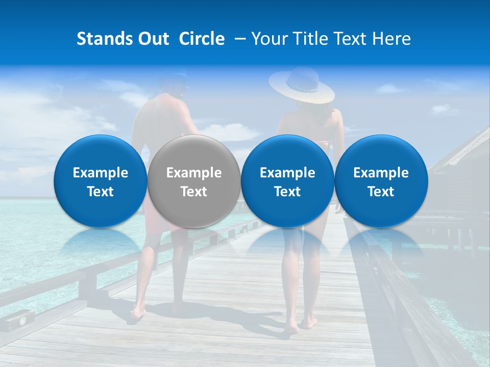 Luxury Tropical Lifestyle PowerPoint Template