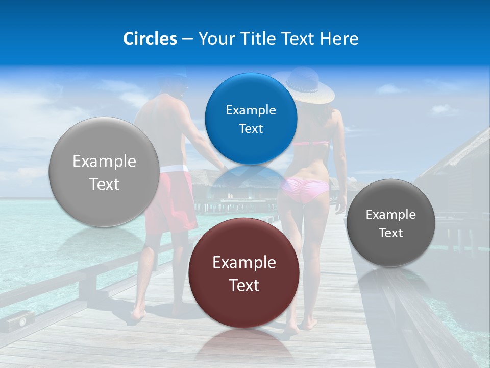 Luxury Tropical Lifestyle PowerPoint Template