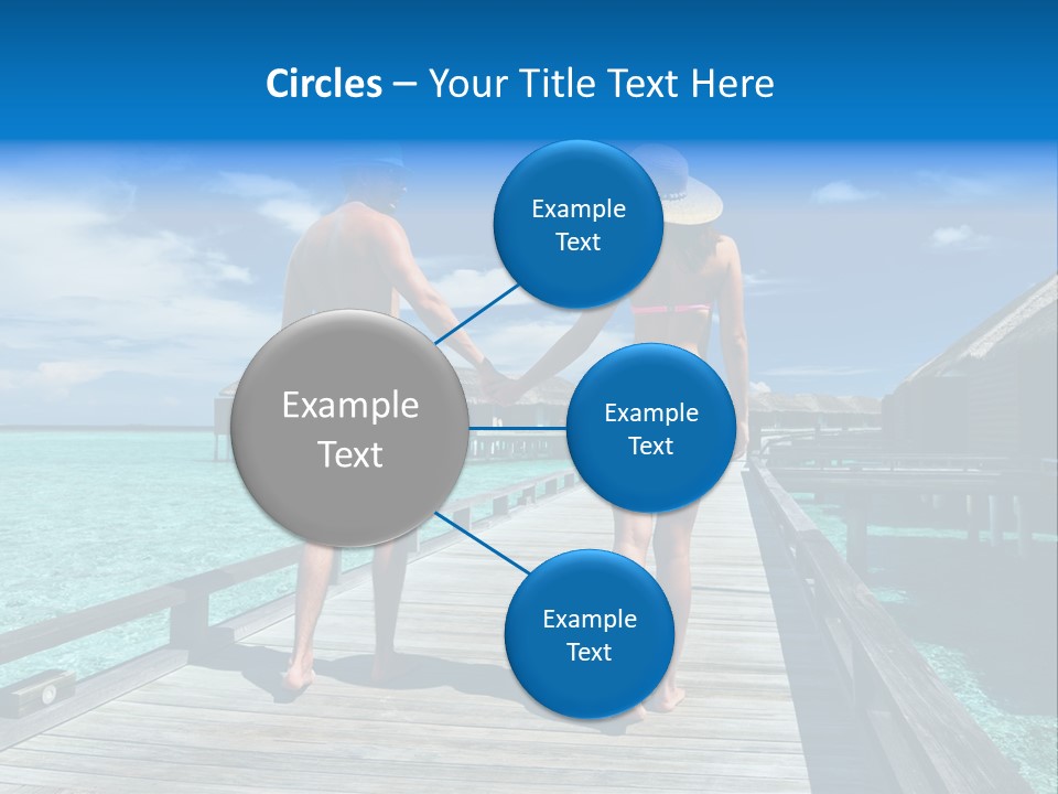 Luxury Tropical Lifestyle PowerPoint Template