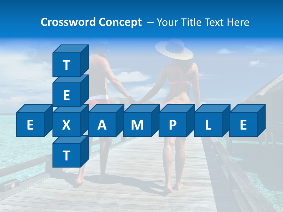 Luxury Tropical Lifestyle PowerPoint Template