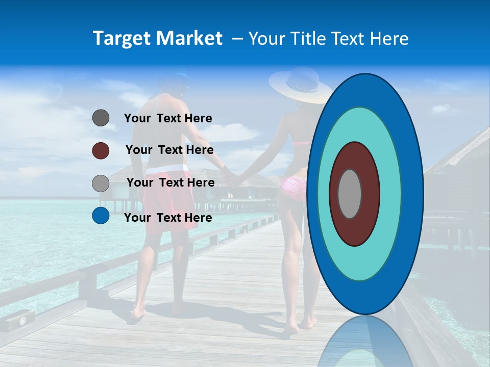 Luxury Tropical Lifestyle PowerPoint Template