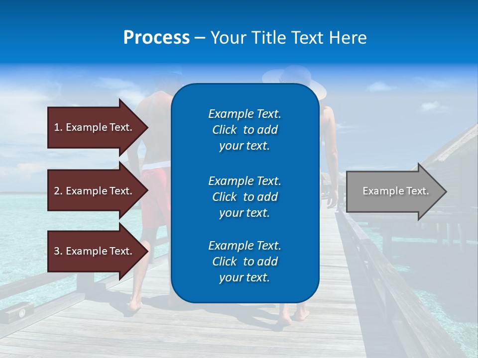 Luxury Tropical Lifestyle PowerPoint Template